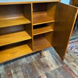 Mid century retro vintage teak bookcase sideboard