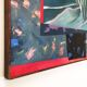 Peinture à l'huile sur toile « Palm's Parade » de Richard Frank, années 1980, palmier de Miami, art postmoderne