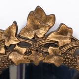 Grape leafs wall Artisona mirror England 1970s 50x61cm