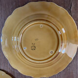 Pair of slip dessert plates
