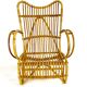 Fauteuil en rotin vintage Marlène