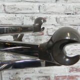 Vintage chrome standing coat rack