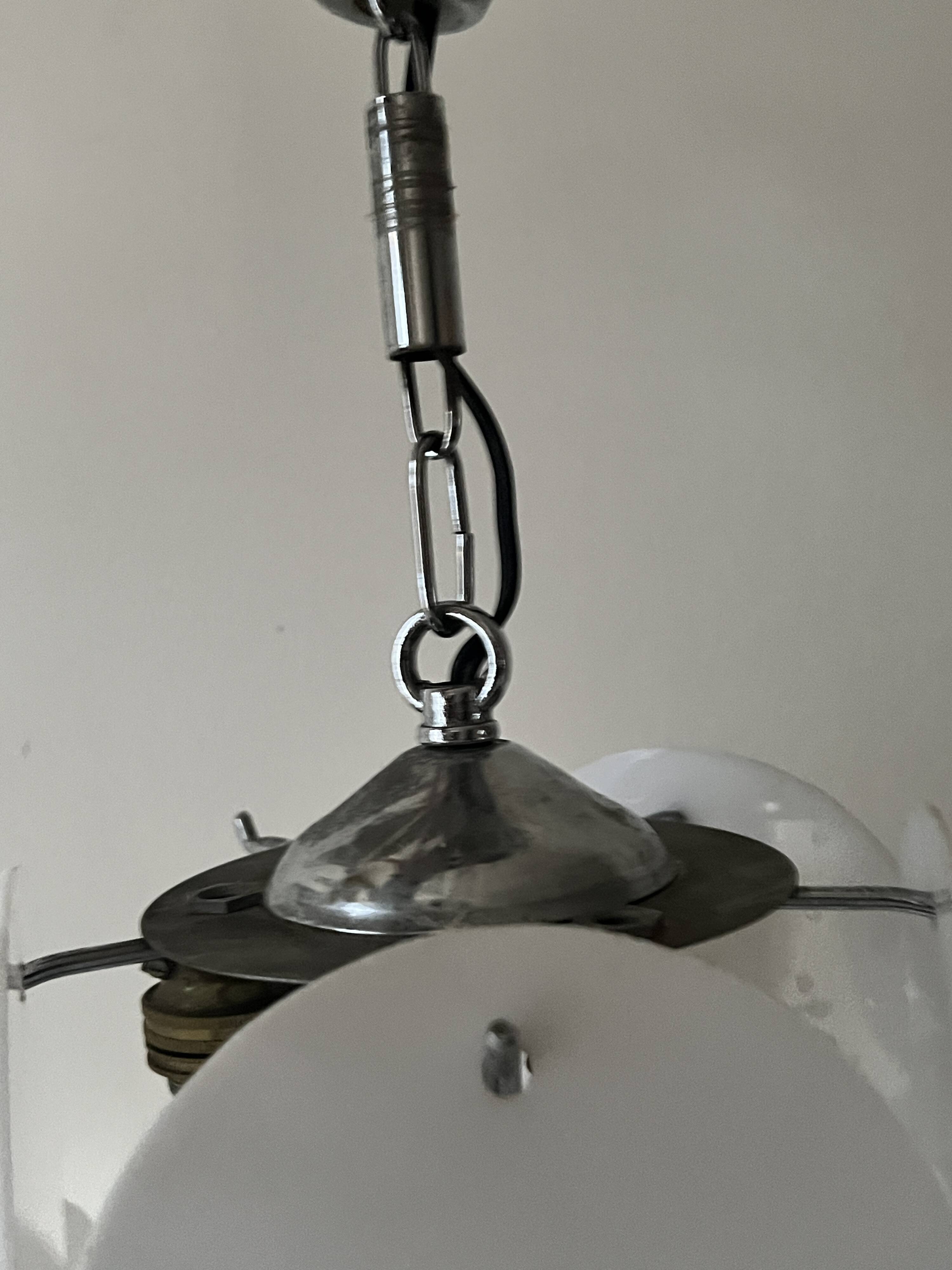 Italian suspension light by Vistosi, design Italy 1970.
