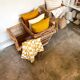 Wicker basket and braided rattan 66 x 47 cm