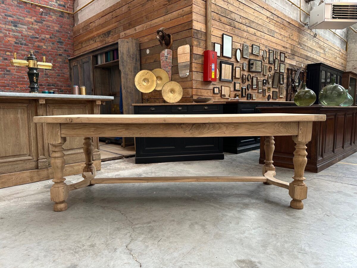 Solid oak table from the 1960s.