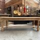 Solid oak table from the 1960s.