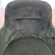Fauteuil design italien torre 1961 – modèle da vinci 02 – velours vert