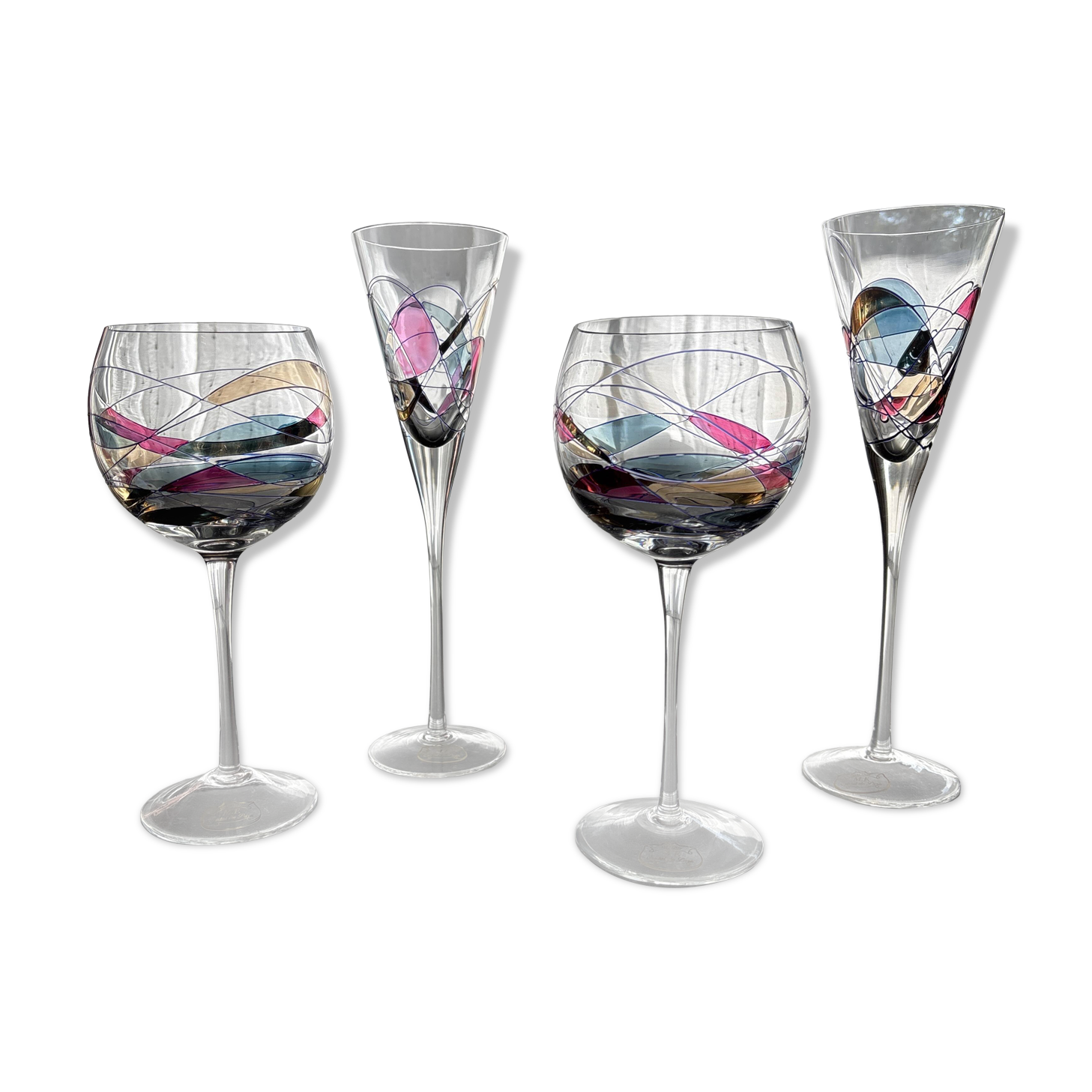 Verre en cristal M.f paris