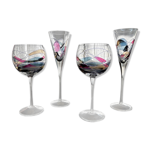 Verre en cristal M.f - paris