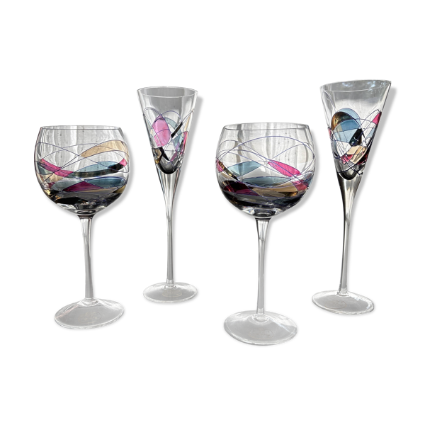Verre en cristal M.f paris
