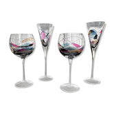 Crystal glass M.f Paris