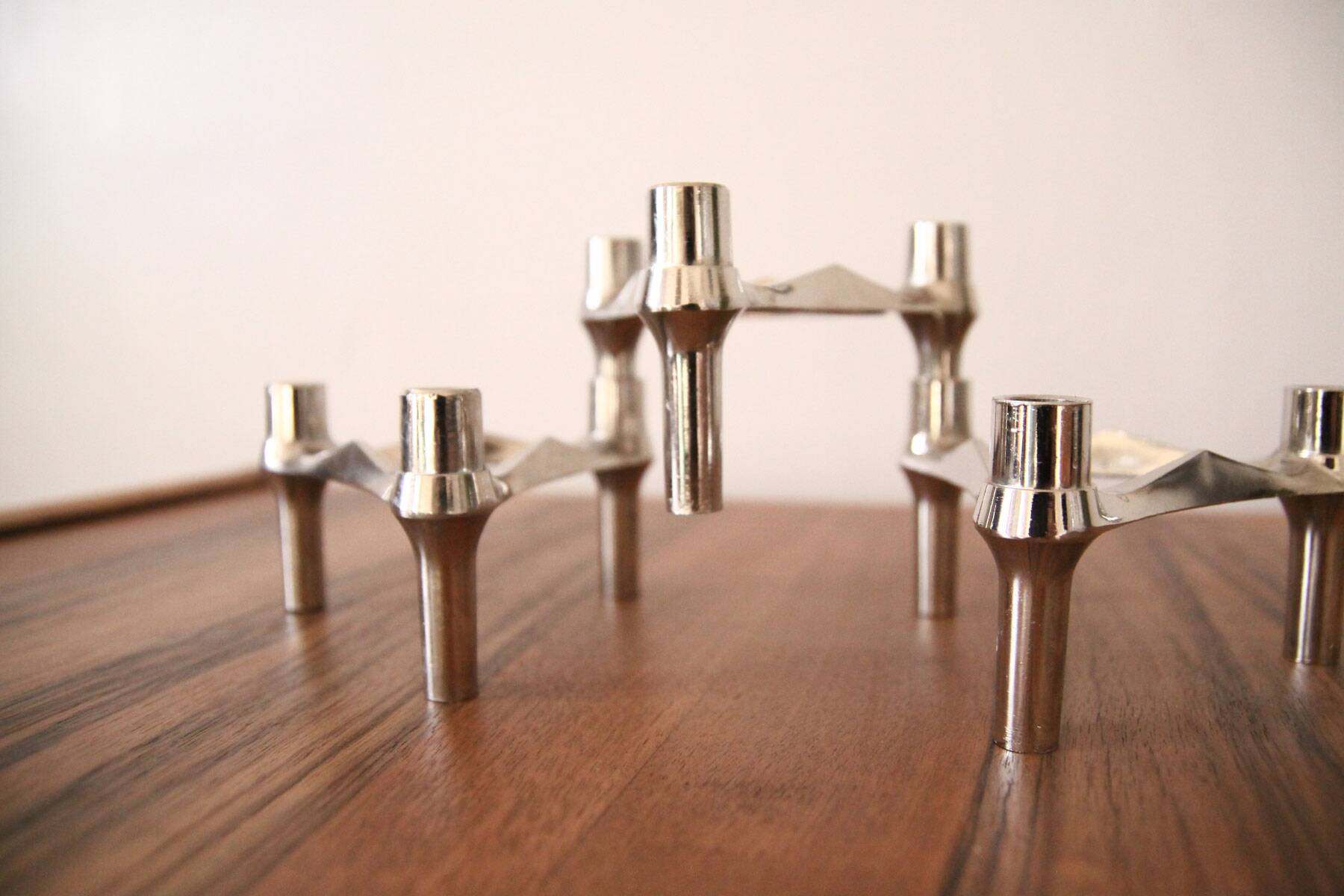 Set of three Nagel candlesticks from the 70s