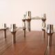 Set of three Nagel candlesticks from the 70s