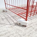 Dessert or small shelf with vintage wheels