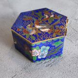 Boîte à bijoux en émail cloisonné