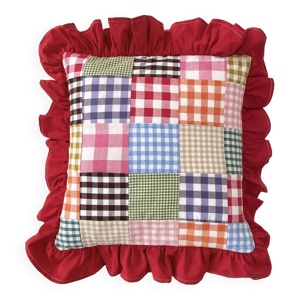coussin patchwork