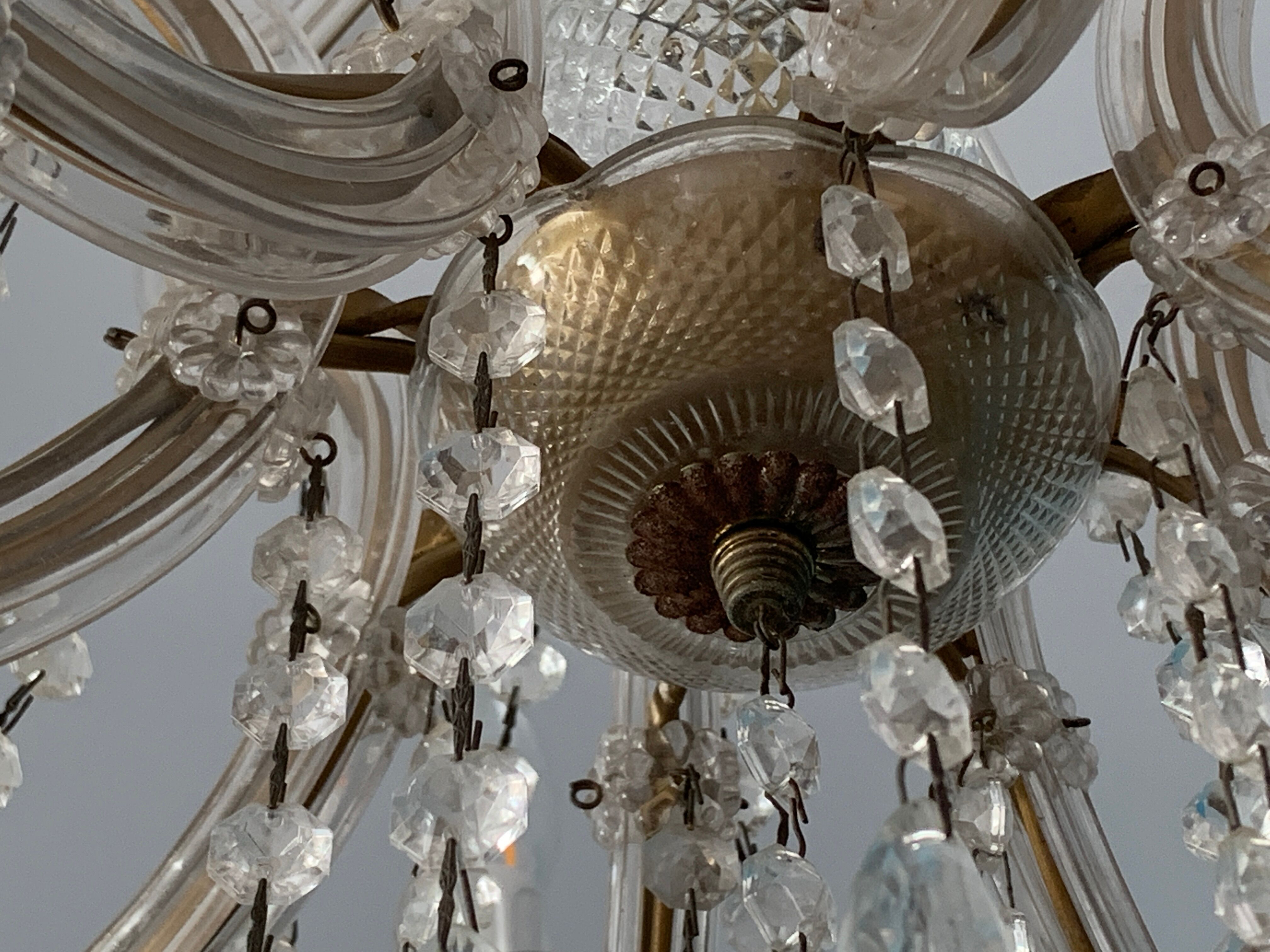 Lustre Marie Thérèse, 8 pampille fires, 1970