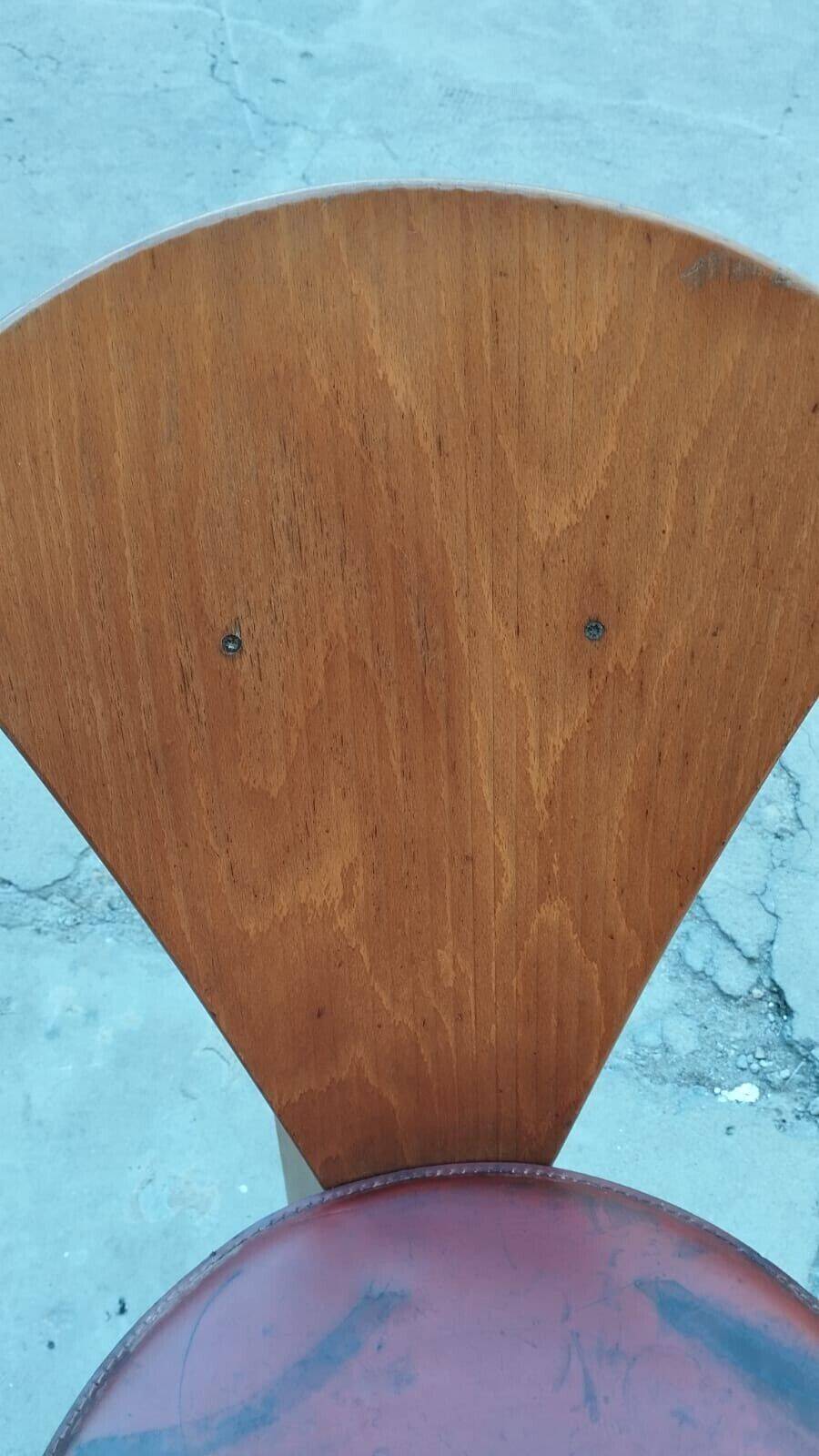 Beautiful Callegari design chair from the 70s, vintage wood