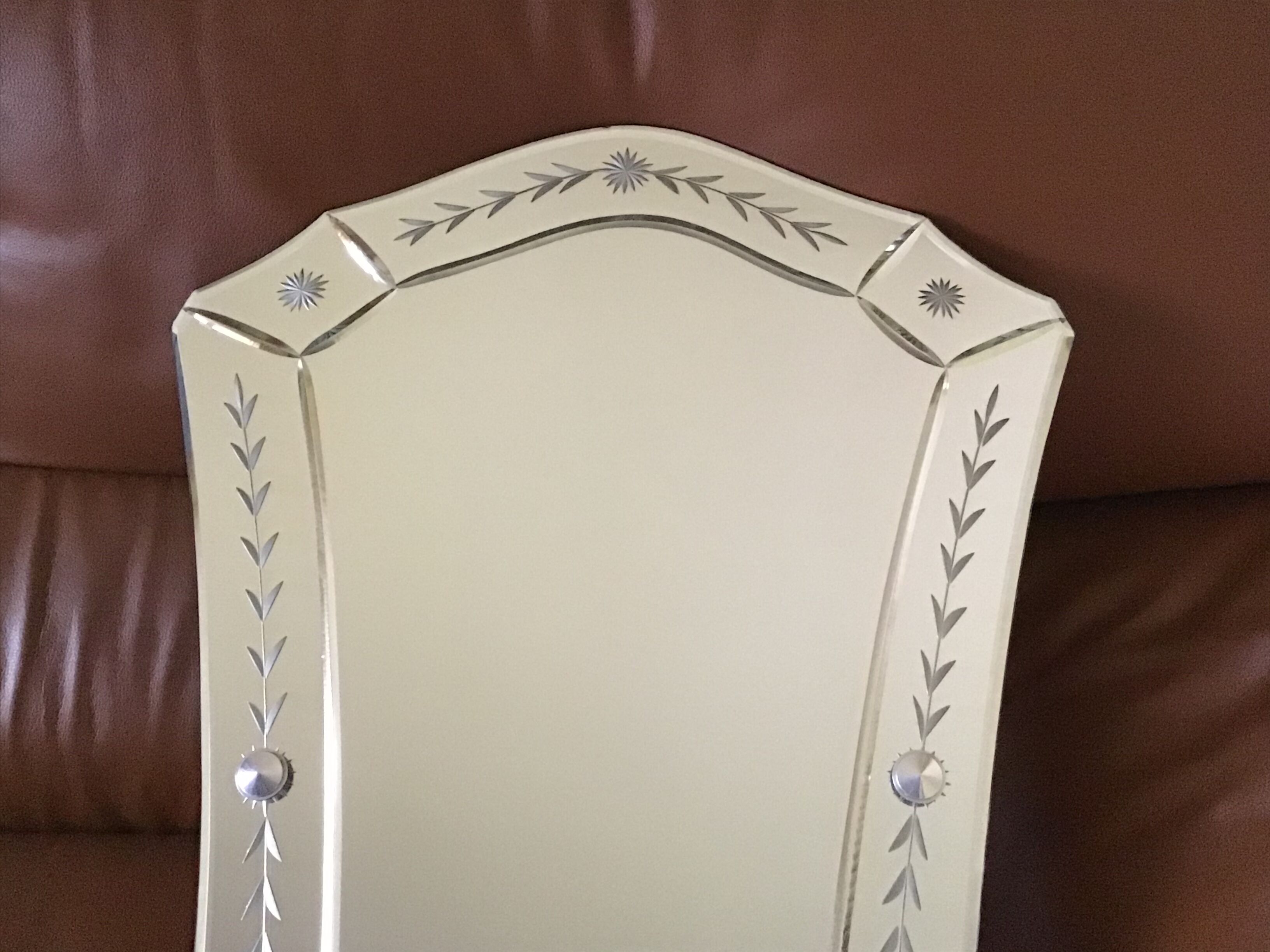 Miroir art déco biseauté