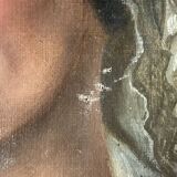 Old oil portrait