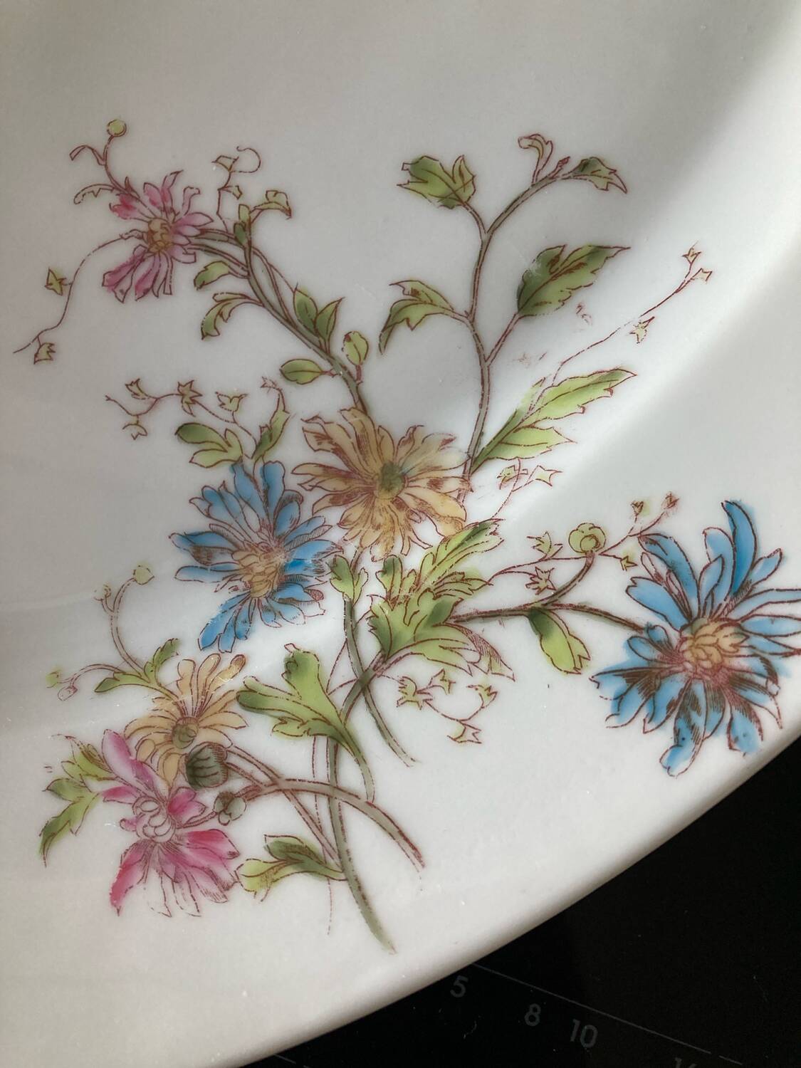 Vintage white porcelain serving dish