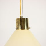 Mid-century glass pendant, 1970's