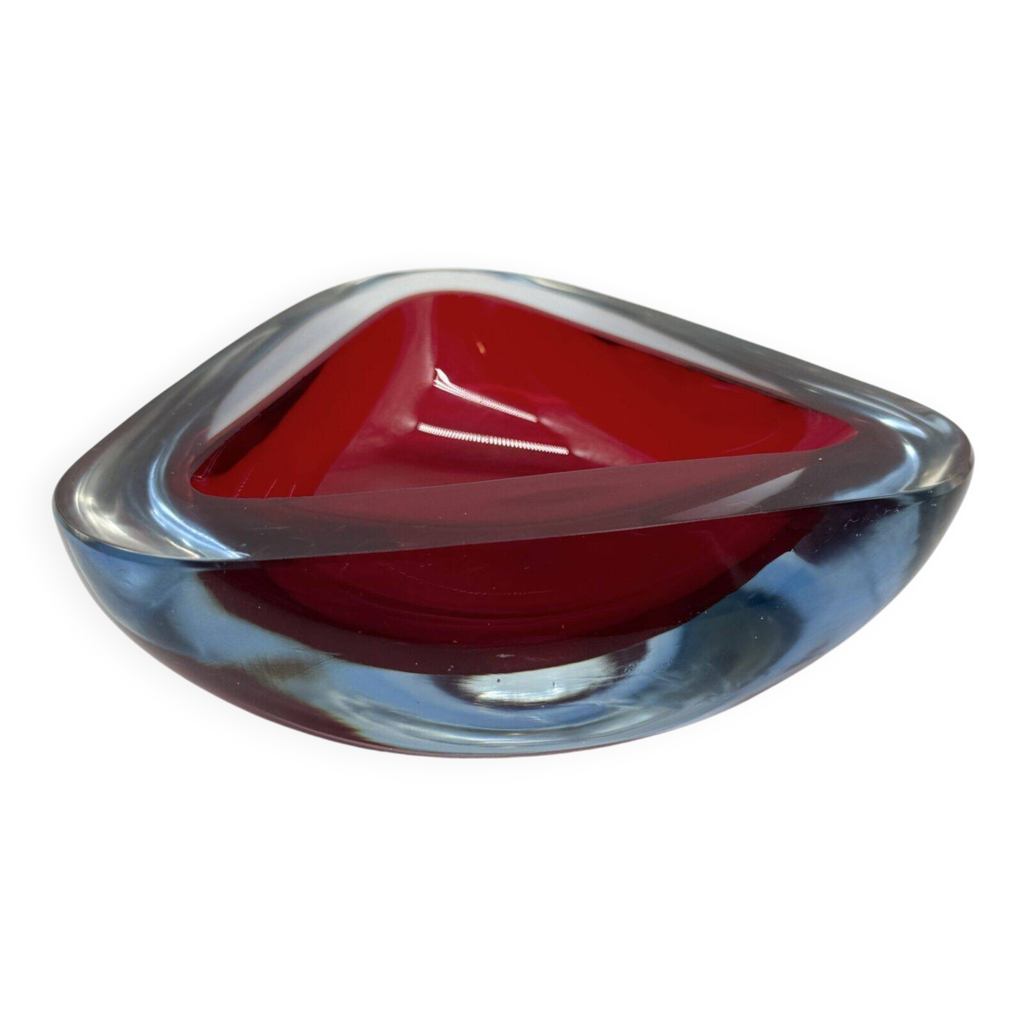 Ashtray "Sommerso" – Murano Glass, 1960s