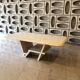 Table en travertin rectangle