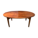 Table ovale en bois massif