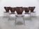 Ensemble de 6 chaises 'Series 7' par Arne Jacobsen pour Fritz Hansen, 1975