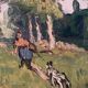 HST painting "The Ballade" by Marcel GAULT (1899-1989) painter from Franche-Comté