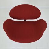 Little Tulip Armchair with cross base by Pierre Paulin for Artifort, 1970s