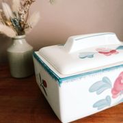 Boite a biscuits en Faïence de Salins