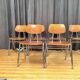 Set of six KN-38 chairs designed by Karl Nothhelfer for VS Möbel, Germany,