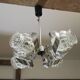 Luste verre moulé bullé Helena Tynell