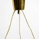 Beautiful large original mid-century 3-arm colorful bag ceiling lamp
