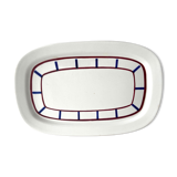 Plat en porcelaine décor basque