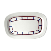 Plat en porcelaine décor basque