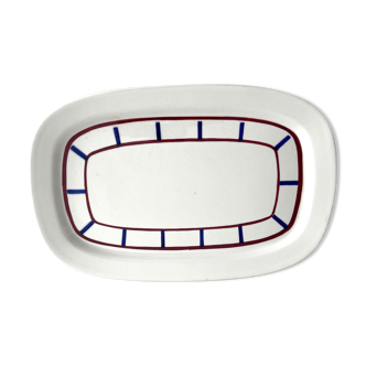 Porcelain dish Basque decoration