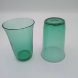 Lot of advertising glasses Huile Lesieur