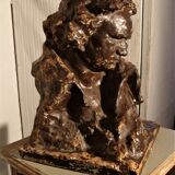 Beethoven's head in platter