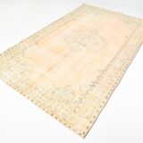 6x9 Vintage Cream & Orange Vintage Rug, 172x276Cm