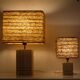 Pair of vintage stone lamps 1970