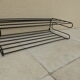Wall shelf metal black IKEA vintage year 80 design