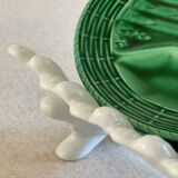 2 Sarreguemines asparagus plates