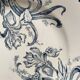 6 “Iris” Clairefontaine ironstone dessert plates