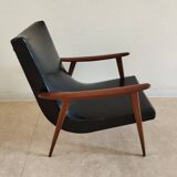 Fauteuil scandinave vintage années 70