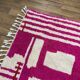 Traditional handwoven beni ourain rug size 1.4/2.6 m