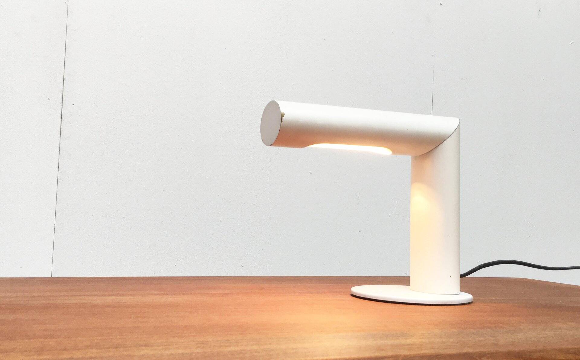 Minimalist metal table lamp by Brendel Leuchten Berlin, 1970s.