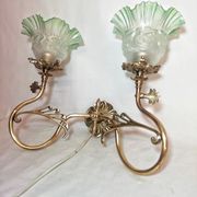 Applique en bronze et le verre art déco  années 1930
